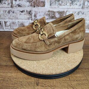 Dolce Vita Platform Loafers Women Lug Sole Black Slip On